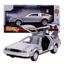 Simba Xe mô hình du hành thời gian "Trở về tương lai" tỷ lệ 1/32, làm bằng hợp kim nhôm, có cửa mở được, thích hợp cho cả trẻ em và người lớn, quà sinh nhật cho bé trai. - Ⅰ - Xem 7