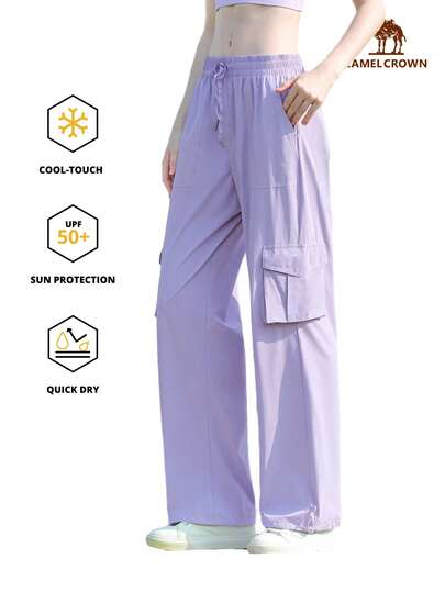 CAMEL CROWN Women's Hiking Pants, Breathable Casual Pants For Spring/Summer, Sun Protection Sports Pants, Outdoor Sports Pants