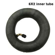 Juego de neumático y cámara de aire de 6 pulgadas 6X2 para scooter eléctrico, silla de ruedas, camión, rueda neumática F0, carrito de aire, bicicleta - centro - Ver 8