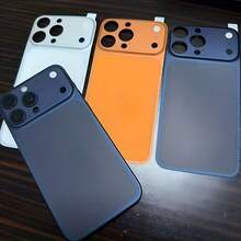 Suitable For 16 ProMax/16 Pro/15 ProMax/15 Pro/14 ProMax/14 Pro/13 Pro Max/13 Promx, It Can Be Immediately Converted To Three Colors Of 17 ProMax/Pro - Titanium Orange, Titanium Blue, And Titanium Silver Backing Film. - Orange - View 6