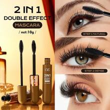 二合一防水3D黑色睫毛膏 - 持久不晕染，滋润保湿，自然卷翘，浓密丰盈睫毛 - 二合一睫毛膏1支 - 查看 4