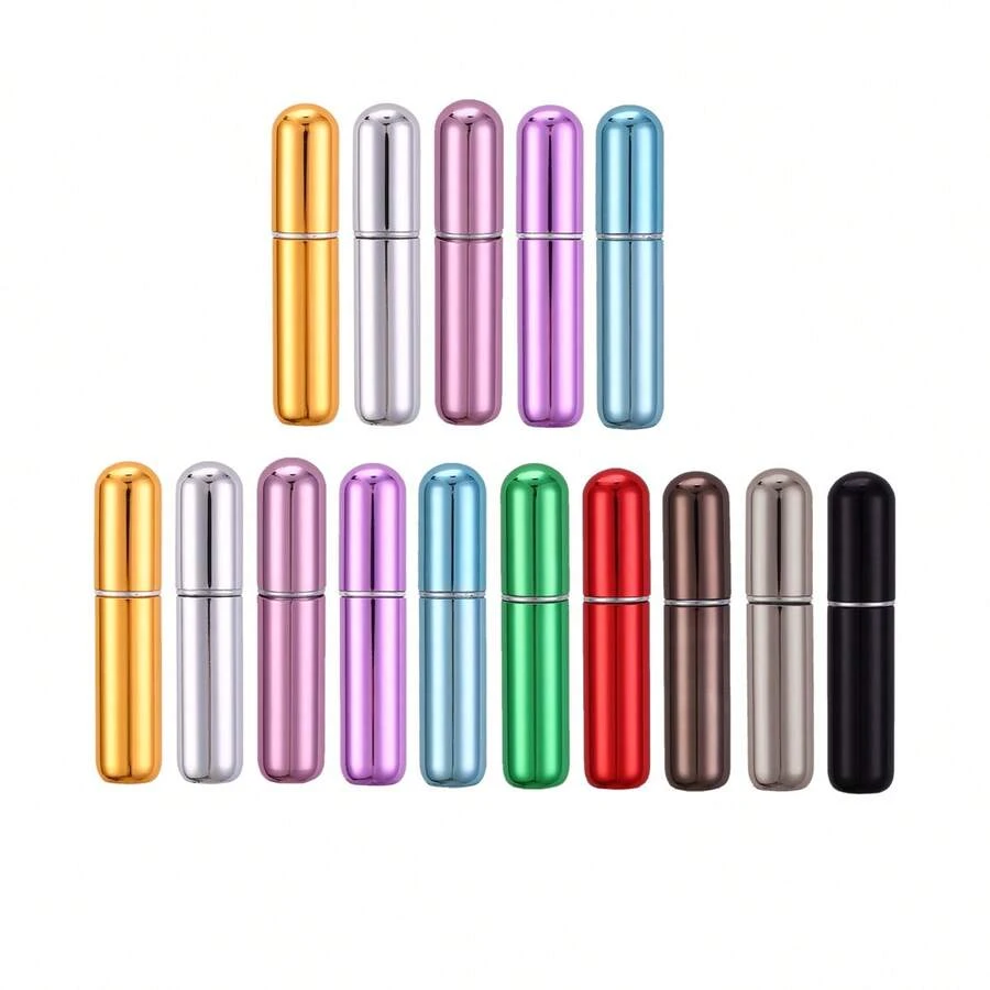 Refillable Perfume Portable Atomizer Bottle Refillable Perfume Spray, Travel Perfume (5ml, 15 Pack) - 彩色 - 查看 1