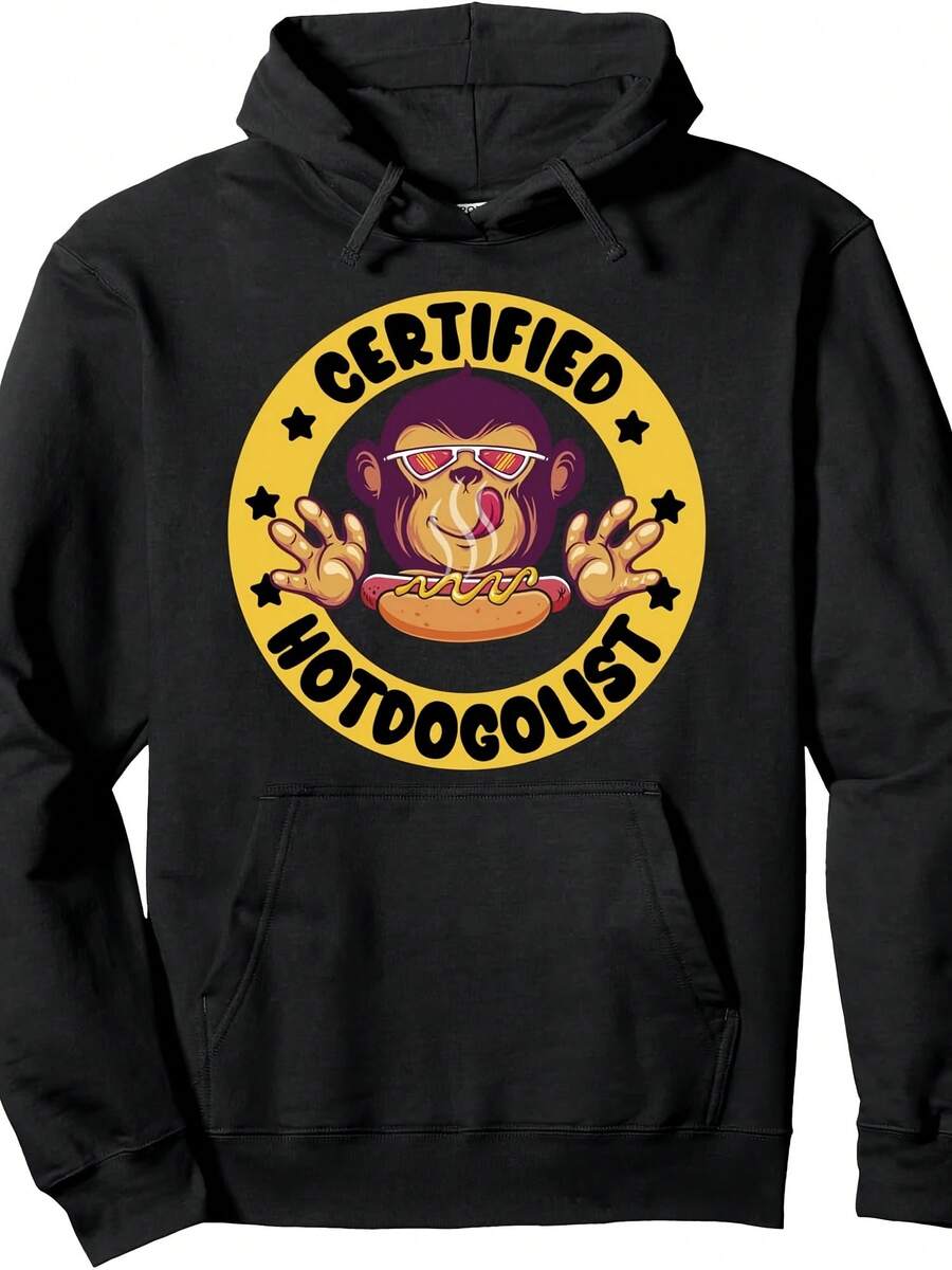 Cool Hot Dog Design For  Wo Boys Sausage Hot Dog Love Pullover Hoodie - 款式1 - 查看 1