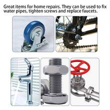 Adjustable Dual-Head Wrench, Universal Wrench, Quick Multi-Function Wrench, Applicable Range 6-22mm, 22-32mm, For Plumbing Tasks And Home Repair - Integrated Tool