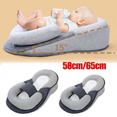 Baby Bed Acid Reflux With Strap, Baby Bed For Reducing Spit-Up, Anti Reflux HOT