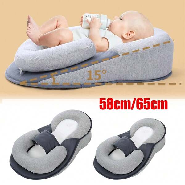 Baby Bed Acid Reflux With Strap, Baby Bed For Reducing Spit-Up, Anti Reflux HOT