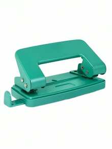 1 件装双孔打孔机桌面打孔器，手动双孔打孔机，适用于活页夹，学生办公便携式打孔机 - 彩色 - 查看 13