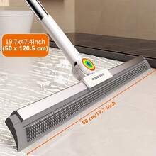 Heavy Duty Floor Broom And Pet Hair Remover - Long Handle Broom With Non-Stick Hair Brush, Expanded And Elongated Design, Suitable For Hardwood, Tile, Carpet, Glass - Great For Bathroom, Kitchen, Living Room, Floor Sweeping, Kitchen Cleaning, Ergonomic Handle - Multicolor - View 15