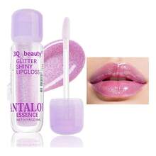 TendenciaLip Gloss Con Glitter Multicolor, Alto Brillo Brillo LabialCalidad premium - Rosado Nube - Ver 8