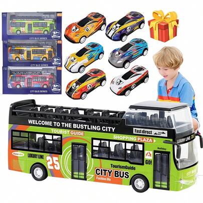 TendenciaCoches De Juguete Para Niños, Autobuses TurísticosCalidad premium