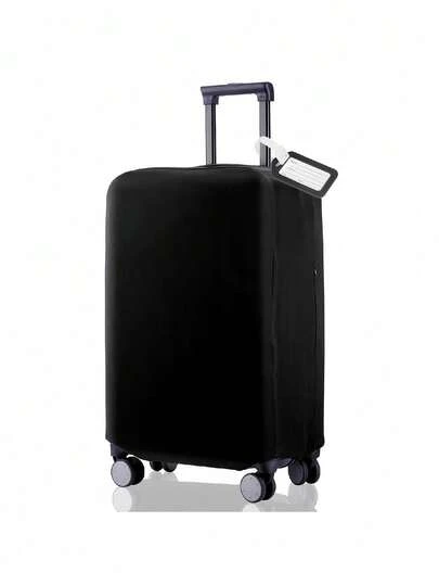 极简主义行李箱套，采用弹性面料制成，经久耐用且富有弹性，适用于19-33英寸的旅行箱，适合机场托运、随身携带、毕业旅行、学校用品等场合，男女通用，是户外度假旅行的理想之选。