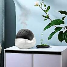 3-In-1 Air Purifier Humidifier, Desktop Air Cleaner With LED Night Light, Compact Air Humidifier For Bedroom, Home, Office & Living Room - US A Type Plug(110-127V) - View 2
