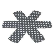 FIAN Metaltex 202960 juego de 3 protectores anti-ralladuras 100% polyester - Gris oscuro - Ver 1