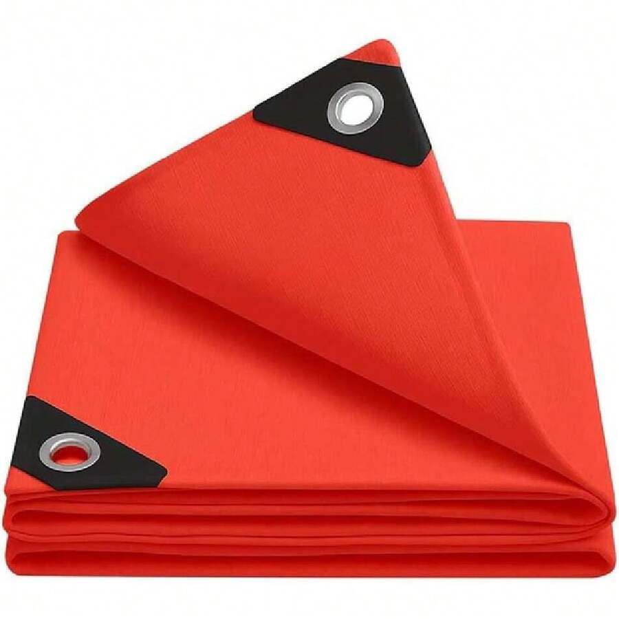 Lonas DE Puebla Lona Rafia Reforzada | Impermeable y Resistente | Polietileno Virgen con Protección UV | Esquinas Reforzadas y Ojillos de Aluminio | Rojo, 5m x 5m,37265254 - Azul - Ver 1