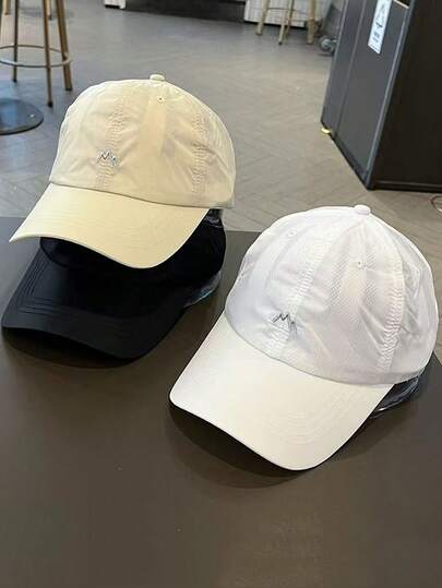 1pc Adjustable Unisex Multi-Color Baseball Cap, Lightweight Quick-Dry Sun Protection Hat For Outdoor Sports, Summer