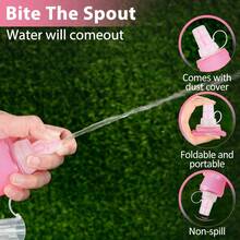 NEWBOLER 150ml/250ml/500ml Collapsible TPU Soft Water Bottle, Outdoor Sports Portable Water Bag For Running Camping