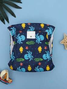 1pc Washable Male Dog Belly Band - Washable Male Dog Belly Wrap, Small Dog Diaper, Suitable For Puppies - Multicolor - View 24