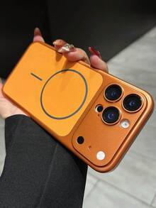 Luxury Magnetic Matte Phone Case Compatible With IPhone 17 Pro Max 17Pro 17 16 15 14 13 Pro Max Wireless Charge Shockproof LensProtective Cover