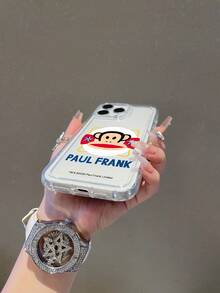 Officially Licensed Paul Frank Transparent Airbag Phone Case, Full Coverage Shockproof Camera Protection, Monkey Head Star Letter Pattern, New Design Compatible With Iphone 13/14/15/16/17 Pro Max - Multicolor - View 6