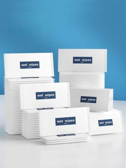 Portable Cleaning Wipes, Suitable For Daily Item Cleaning, Single-Piece Wet Wipes, Gentle And Soft Wet Tissues For Men And Women