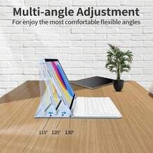 TenYide Keyboard Protector Film Compatible With Samsung Galaxy Tab A7 10.4"/A7 Lite/A7 Lite 8.7"/A8 10.5"/A8 LTE/S9 /A9 Plus 10.95"/S9 FE /S7 11"/S8 11"/S9+/S9 SE /S6 Lite 10.4" Series, Also Compatible With IPad 5/6/7/8/9/10th Gen, Compatible With IPad Pro 11"/13", Compatible With IPad Air 1/2/3/4/5/6/7/8/9/11"/13", And MatePad Series - Color - View 3