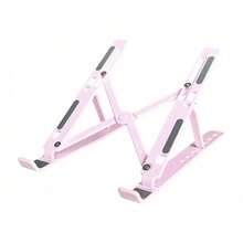 Black Pink And White,Portable Laptop Stand, New Version Adjustable Laptop Holder Riser Computer Stand For Desk Notebook Stand Mount With Phone Stand - Multicolor - View 5