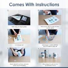 , Papel Transfer al Agua Transparente (A4 20),37475459 - Naranja - Ver 6