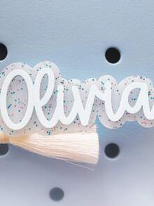 Backpack Name Tag ,Backpack Name Keychain For Kids, Personalized Name Tag, Diaper Bag Tag,Lunch Box Tag,Kids Tag,Glitter Name Tag