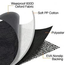 Car Rear Back Seat Cover Pet Dog Protector Mat Non-Slip Waterproof Seat Cushion - Black - View 9