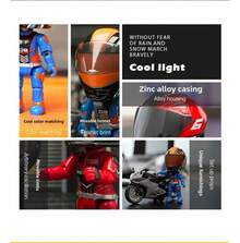 TendenciaFigura Biker Transformer C/ Casco Coleccionable Regalo 1:12Calidad premium - 1 - Ver 10