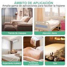 100 Sabanas Desechables Camilla Masaje Sabanas para Cama de Masajes profesional 80x180 cm Transpirable Comodidades Sábanas para Camilla de Masaje para SPA Salón de Belleza Hoteles Blanco - Color caoba - Ver 5