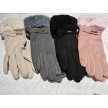 Autumn/Winter Outdoor Warm Thermal Lined Windproof Cycling Gloves, Touchscreen Friendly & Anti-Slip - Multicolor - View 9