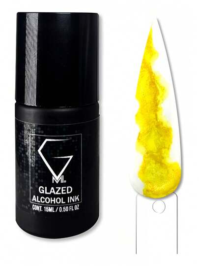 Tinta de arte esmaltada  15ml Color 06 Amarillo 06 Amarillo Calidad premium