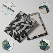 1幅黑白复古高跟鞋墙画，复古高跟鞋印花帆布画，奢华鞋履海报，斯德哥尔摩风格高跟鞋装饰画，适合客厅、卧室或办公室装饰，送她的礼物，可选无框或有框。 - 彩色 - 查看 3