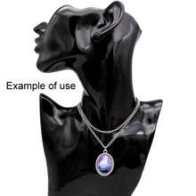 30pcs Aurora Pattern Glass Cabochons, Suitable For Jewelry Making, DIY Pendant, Bracelet, Keychain And More - Mixed - View 7