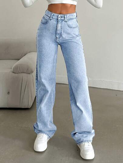 Pantalones vaqueros casuales y de moda para mujer, versátiles para primavera/verano, uso diario, viajes, aeropuerto