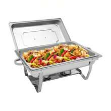 9L Chafing Dish Buffet Set Food Warmer Buffet Server Stainless Steel Chafing - 1 - View 5
