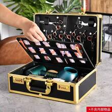 Estuche Maleta Para Barbero Color Dorado - Negro - Ver 3