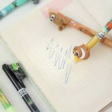 Set de 12 bolígrafos de gel borrables con temática de mitología china, punta fina de 0,5 mm, tinta azul, con borrador incorporado, excelente para tomar notas y escribir, perfecto para oficina, escuela, cumpleaños, Navidad, Halloween, Año Nuevo, ¡regalos de Pascua! - Multicolor - Ver 9