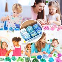 TendenciaKit Plastilina De Masa Arcilla Creativa Y Slime Para NiñosCalidad premium - Azul - Ver 8