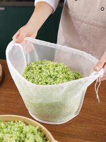 Home Vegetable Strainer Bag, Suitable For Squeezing Vegetable Fillings, Filtering Juices, Purees, And Broths, An Ideal Choice For Home Kitchens, Especially For Coffee Lovers And Juice Makers, An Essential Beverage Strainer For The Kitchen