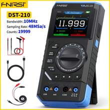 DST-210 3-i-1 digital oscilloskop multimeter 19999 räkningar 10MHz 48Msps bärbart oscilloskop för bil, elektriskt verktyg - Multifärgad - Visa 8