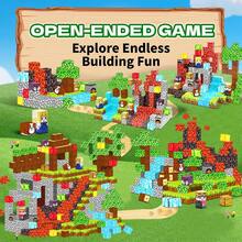 300/500片成人熔岩宝藏磁性积木套装，创意拼搭益智玩具，培养空间逻辑和动手能力，休闲减压互动玩具，成人节日和生日的理想礼物 - 彩色 - 查看 2