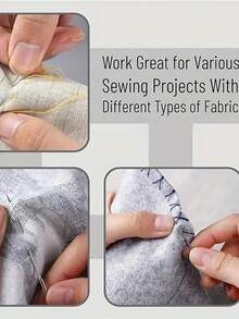 木制缝纫针收纳盒 - 便携式圆柱形盒，带金色标签，适用于刺绣、编织和手工制作 - 小巧的缝纫用品盒，可存放珠子、金属丝、手工制品等