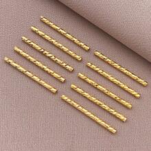 20个18K镀铜真金加厚银色铂金花朵连接管，DIY手链饰品制作配件