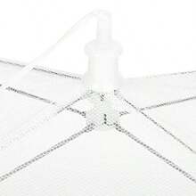 FIAN Cubierta de Malla Protectora para Alimentos y Tartas Cubierta de Comida para Barbacoas y Picnics al Aire Libre Fácil de Usar y Lavar Diseño Plegable Resistente y Ecológica - como en la foto - Ver 2