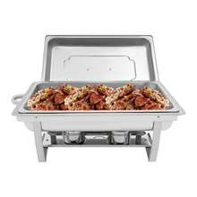 9L Chafing Dish Buffet Set Food Warmer Buffet Server Stainless Steel Chafing - 1 - View 6