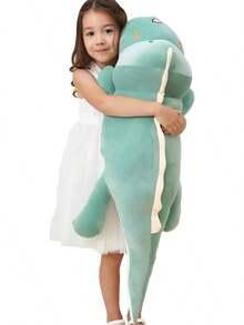 TendenciaPeluche De Dinosaurios Juguetes De 100cm Para Bebe PerfectoCalidad premium - Verde claro - Ver 2