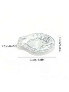 10pcs Tin Foil Tray For Baked Garlic Scallops, Seafood Platter Dish For Hotel - Silver - View 9