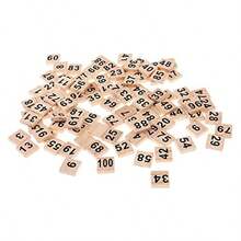 一套木制大写字母，木制拼写游戏字母，木制字母，可移动字母，字母积木 A 到 Z，适用于手工、学习、拼写、礼品，尺寸：20 x 18 x 4 毫米